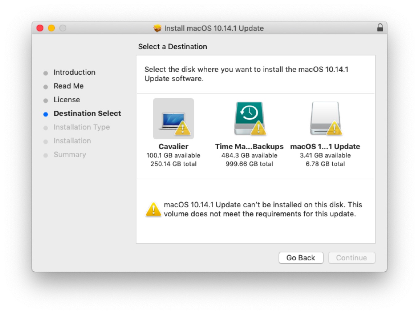 Stuck on macOS 10.14? Here’s the fix to get to 10.14.1 – Six Colors