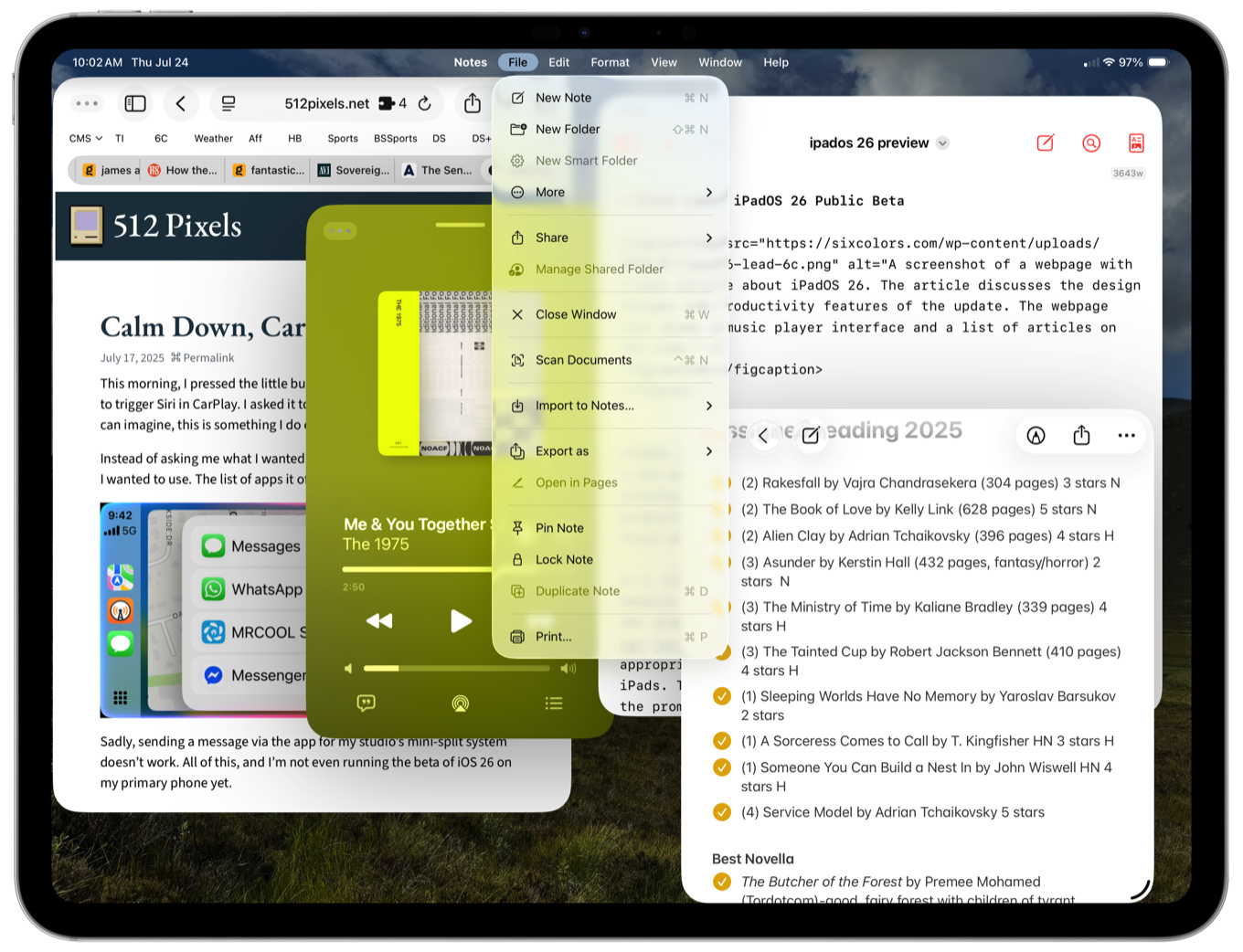 First Look: iPadOS 26 Public Beta – Six Colors